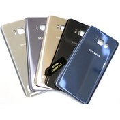 Resim Samsung Galaxy S8 Plus Kasa İçin Kapak G955 Arka Pil Kapağı 