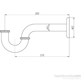 Resim Penta Sifon "U" Borulu 