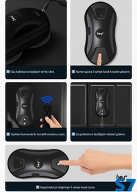 Resim Heyplus Cam Silme Robotu Cam Temizleme Robotu Su Püskürtme Özellikli S7 