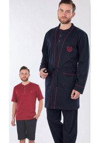 Resim Ancelo Erkek Röpteşambır Damat Seti Koton 5'Li 6610 