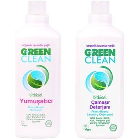 Resim U Green Clean Lavanta Yağlı Çamaşır Yıkama Seti 2 x 1 L 