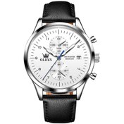 Resim Sones Curren Takvim Silikon Kayışlı Günlük Erkek Saati, Renk: Siyah 