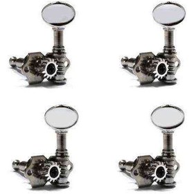 Resim Alice AU014P Ukulele Burgu Set - Nikel 