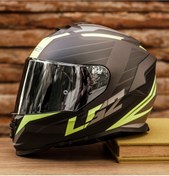 Resim LS2 Storm 2 Nerve Mat Siyah-neon Sarı Kask 