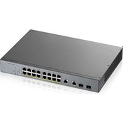 Resim GS1350-18HP 18 Port Yönetilebilir Poe Switch 