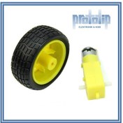 Resim Arduino İçin 6V 250 Rpm Robot Tekerlek Ve Dc Motor 