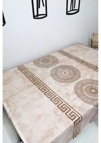 Resim Altı Astarlı Muşamba Masa Örtüsü Kare Yuvarlak Dikdörtgen Vsc 