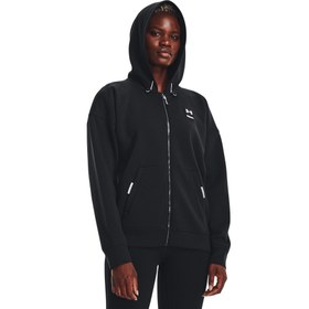 Resim Under Summit Knit Full-Zip Kadın Siyah Eşofman Üstü 