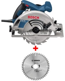 Resim Bosch Gks 190 Daire Testere 1400 W 190 Mm + Ahşap Sunta Daire Testere Bıçağı 190x2,2/1,4x30 48 Diş 