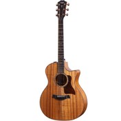 Resim Taylor 724ce Grand Auditorium V-class Elektro Akustik Gitar (Natural Hawaiian) 