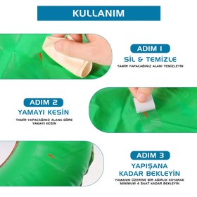 Resim Argeus Kendinden Yapışkanlı Tamir Yaması Haki 
