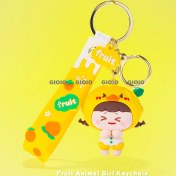 Resim Silver1 Gıoıo Anahtarlık Küçük Kolye Hediye Sevimli Üç Boyutlu Bebek Okul Çantası Çanta Çekicilik (Yurt Dışından) 