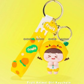 Resim Silver1 Gıoıo Anahtarlık Küçük Kolye Hediye Sevimli Üç Boyutlu Bebek Okul Çantası Çanta Çekicilik (Yurt Dışından) 