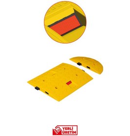 Resim 12106 Yk Kauçuk Şaseli Yol Kasisi + Kapak Kapaklı Reflektörlü Hız Kesici 
