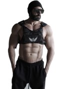 Resim 4Dedicated Unisex Siyah Su Geçirmez Spor Sırt Ve Göğüs Çantası - Waterproof Functional Chest Pack Body Bag 