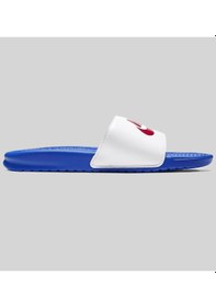 Resim Nike Futura Benassi Slide Blue-white-red Unisex Mavi-beyaz Terlik Tek Bantlı Mavi - Beyaz 