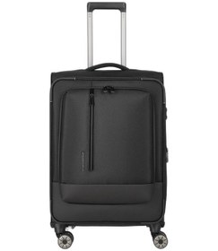 Resim Travelite Travelit Crosslite 5.0 4w Trolley M Körüklü Orta Boy Valiz Siyah 
