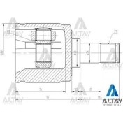 Resim Maher 01848 Aks Kafası Iç Civic Accord 27X40X32 