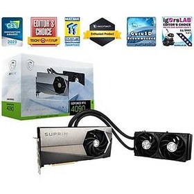 Resim MSI GEFORCE RTX4090 SUPRIM LIQUID X 24G 24GB GDDR6X 1XHDMI 3XDP EKRAN KARTI 