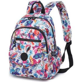 Resim Orta Boy Kadın Sırt Çantası Smart Bags Krinkıl Kumaş 1187 Selva 