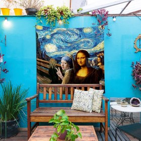 Resim Mona Lisa- İnci Küpeli Kız The Starry Night Duvar Örtüsü 