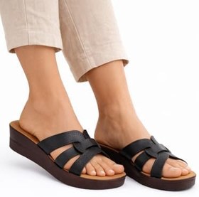 Resim Henedi Z-3149 Comfort Yazlık Kadın Gündelik Terlik Sokak Ev Terliği 