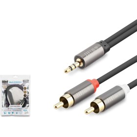 Resim Genel Markalar Hdx1067 3.5Mm To 2Rca Kablo 2Line Gold 1.5M Siyah 