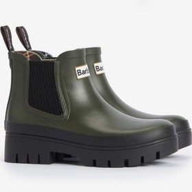 Resim Barbour Halton Chelsea Yağmur Botu Ol12 Olive/black-yeşil Yeşil 