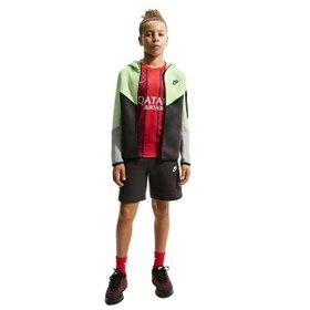 Resim Nike Sportswear Tech Fleece Full-Zip Çocuk Yeşil Günlük Stil Sweatshirt HV5867-361 