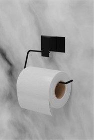 Resim Lemona Siyah Güçlü Yapışkanlı Wc Kağıtlık Tuvalet Kağıtlığı Tuvalet Kağıdı Askısı Ultra Sağlam 