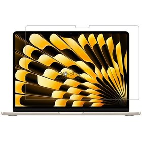 Resim Novstrap Apple Uyumlu MacBook Air M3 Çip 2024 13.6 İnç A3113 İle Ekran Koruyucu Parlak Nano Film 