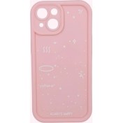 Resim Turkuaz Dijital Pazarlama Apple iPhone 13 Desenli Kamera Koruyucu Slikon Kılıf 