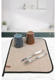 Resim Microfiber Bulasik Kurutma Mati 46 x 36 CM Bej 
