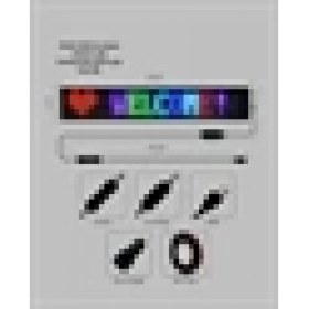 Resim Marsilyan Yüksek Parlaklık Ayarlı Rgb LED Ekran Kayan Yazı ve Grafik Destekli Esnek Panel 