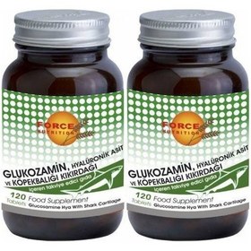 Resim Force Nutrition Glucosamine Shark Cartilage 2 Adet 120 Table 