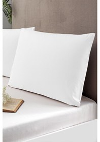 Resim Pierre Cardin 2'li Yastık Kılıfı Beyaz 