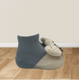 Resim Hamiki Sevimli Ayı Figürlü Kışlık Babet Panduf Ev Botu Ev Ayakkabısı Kreş Ayakkabısı 