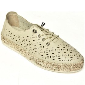 Resim Fox Shoes U555100103 Bej Hakiki Deri Günlük Kadın Ayakkabı Bej-hakiki Deri Bej 