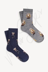Resim Mono Socks Çocuk 4'lü Teddy Bear Çorap 