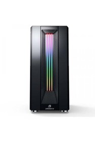 Resim GameBooster GB-G3601B RGB Tempered Glass USB 3.0 Mid Tower Bilgisayar Kasası Siyah 