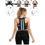 Resim Dik Duruş Korsesi Kadın Erkek Ortopedik Dik Durmak Için Sırt Korsesi Kamburluk Önleyici Ortopedik 