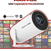 Resim SEYUWATCH Taşınabilir 130" inç Yansıtma Sinema Projeksiyon Cihazı Ev Sineması Dahili Android 11.0, Bluetooth 