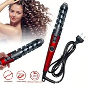 Resim Zorlanmadan Saç Düzenleme Kıvırma Makinesi - 29W 220V, 360° Dönen, 30 Dakikalık Isınma, 25mm Çap, Avrupa Fişi, Pil Gerektirmez, Tüm Saç Tipleri İçin İdeal, Saç Düzenleme Aracı, Şık Düzenleme Aracı, Dayanıklı Yapı 