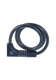 Resim Yale Essential Kablolu Bisiklet Kilidi - Şifreli - Anahtarlı Gri 