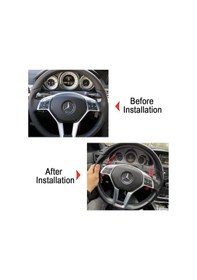 Resim Mercedes A B C E Gla Kırmızı F1 Kulakçık Pedal W177 W246 W204 W212 Kırmızı 