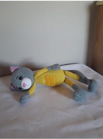 Resim Amigurumi Cepli Kedi 