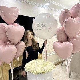 Resim 10 adet 18 inç Macaron Pembe Kalp Şekilli Alüminyum Folyo Balonlar - İdeal Sevgililer Günü, Düğünler, Doğum Günleri, Teşekkürler ve Oda Dekorasyonları, Kutlama Balonları|Pastel Pembe Balonlar|Dayanıklı Dekor 