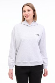 Resim WL ANNA 17CT1179 5FX GRI MELANJ Kadın Sweatshirt 