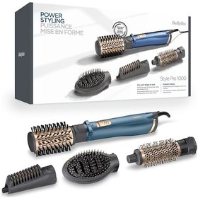 Resim Babyliss AS965E Stylepro 1000 W Döner Başlıklı Hava Üflemeli Saç Şekillendirme Seti 
