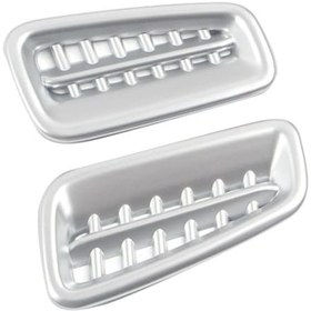 Resim Honda Civic 2022+İçin Uyumlu Üst Menfez Kaplama Silver 